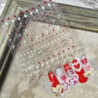 Наклейка для ногтей в форме сердца, наклейка с гравировкой 5D, наклейка для ногтей, наклейка для ногтей, переводное искусство, декоративный аксессуар