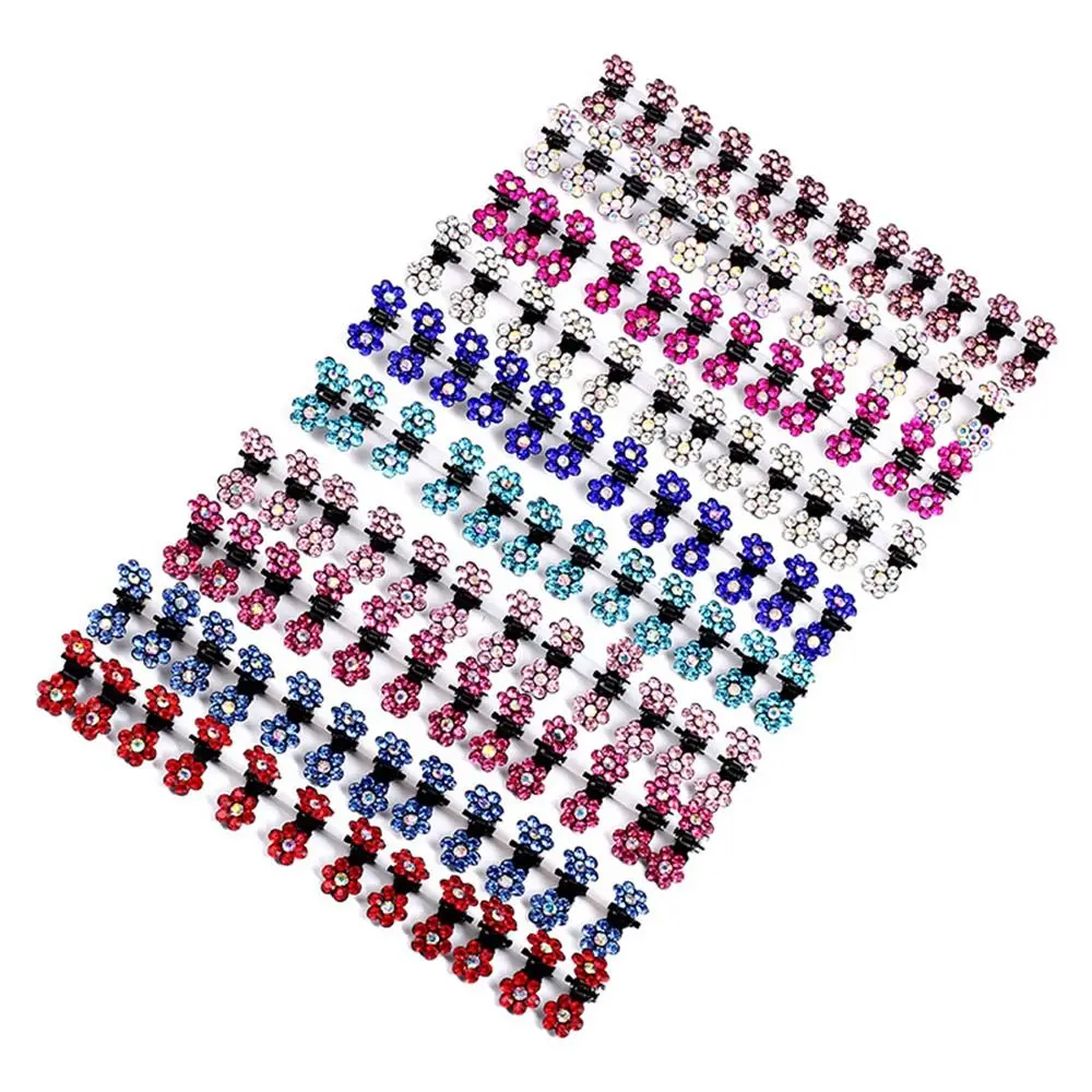 

Cute Hairpin Crystal Headwears Girls Hair Clip Headwear Claw Clip Mini Hair Claw Clip Grip