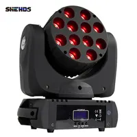 SHEHDS LED Moving Head LED Beam 12X12W RGBW DJ Lyre DMX Stage Light DMX512 for Patry DJ lights disco lights Concert Spotlight