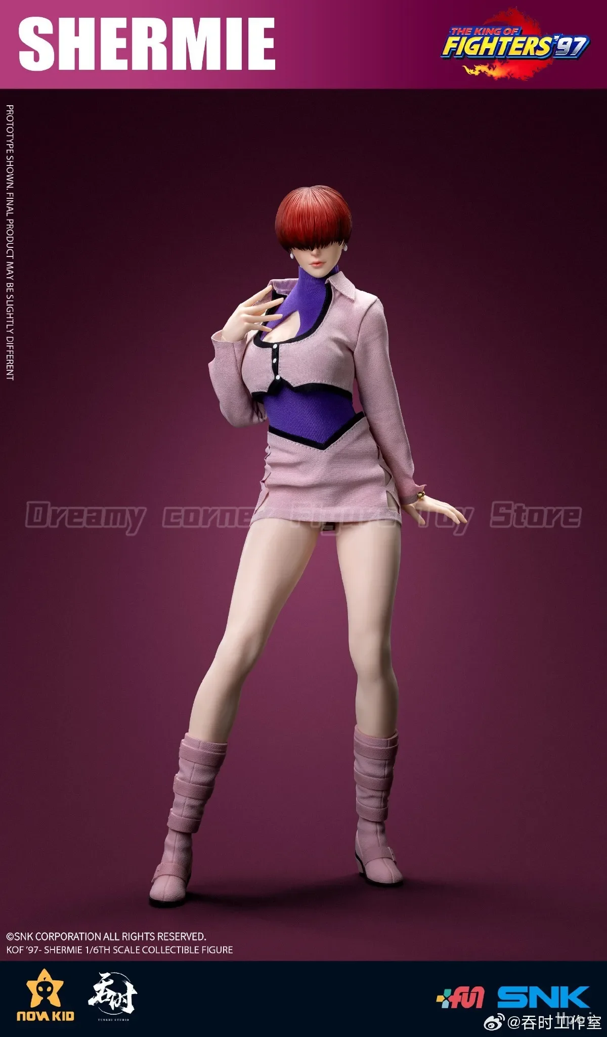 В наличии: Фигурка Шерми из игры THE KING OF FIGHTERS '97 от Tunshi Studio, масштаб 16. (art.: 3920dcdacf38f) - 3920dcdacf38f