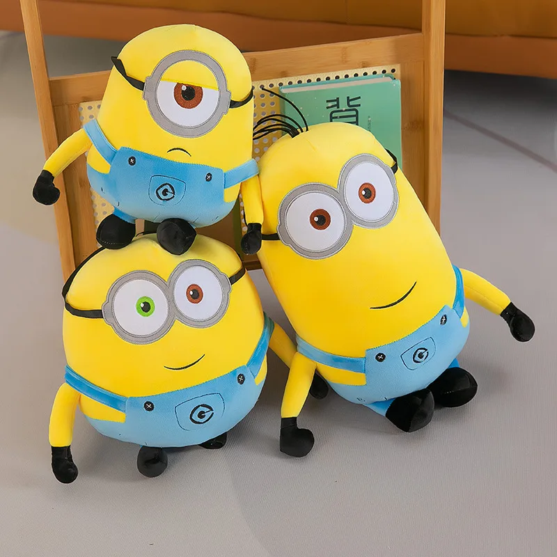 Игрушка плюшевая в виде миньона из м/ф Гадкий я