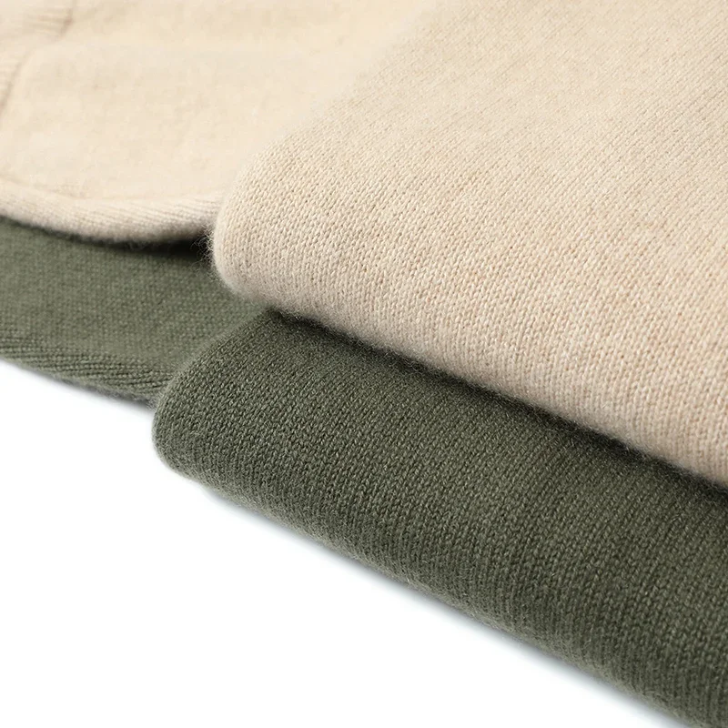 Алига Перука модный свитер с высоким воротником из 100% кашемира заниженными