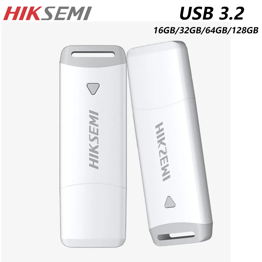 HIKSEMI White USB 3.2 High Speed Flash Drive Pen Drive Waterproof Flash Disk Mini Memory Sticks 128GB U Disk