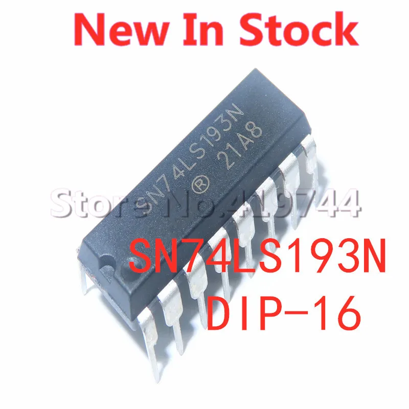 5PCS/LOT 74LS193 SN74LS193N DIP-16 dual clock reversible counter In Stock NEW Original IC | Integrated Circuits