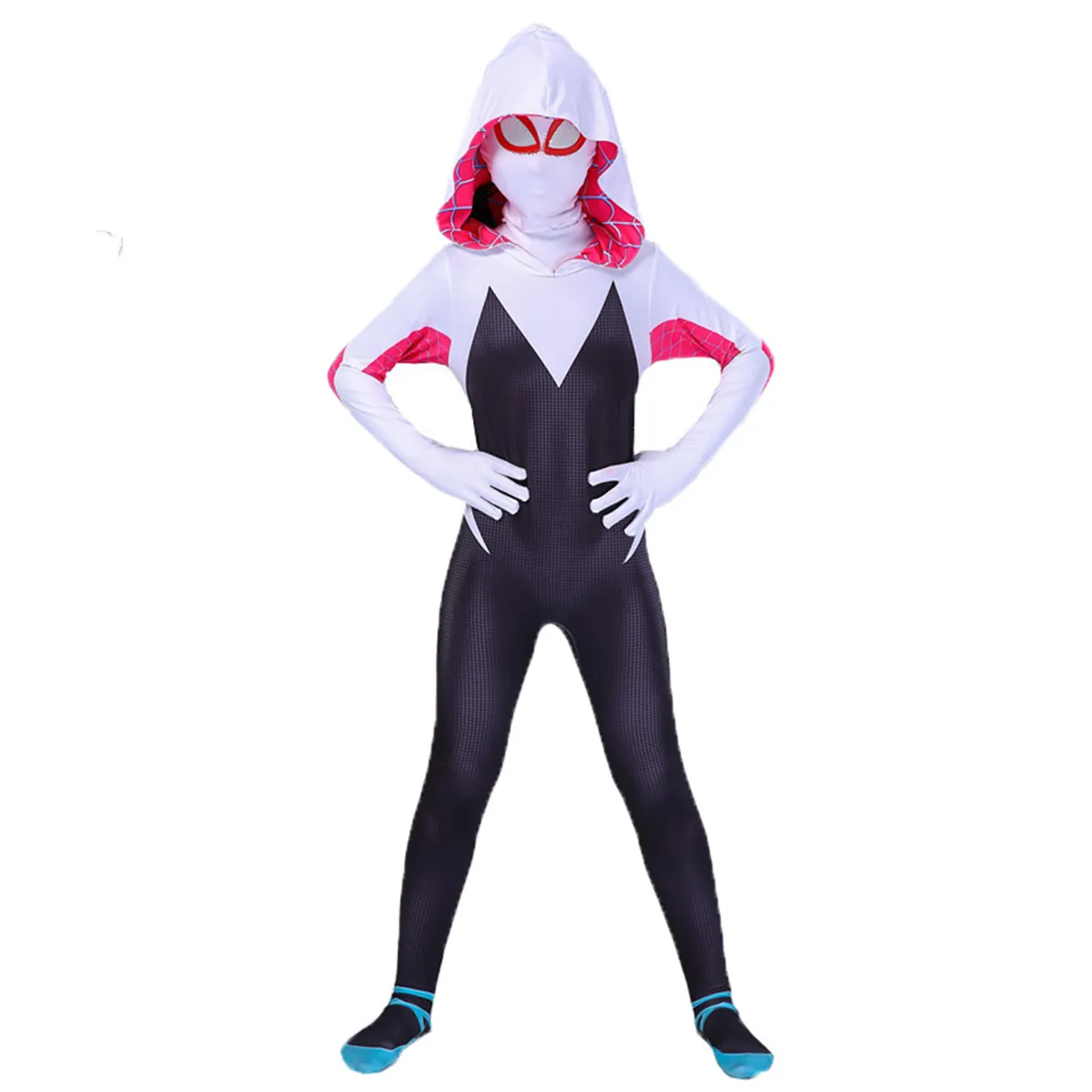 

Halloween Female Spider Clothes Cosplay Tights Children Adult Hero Costume