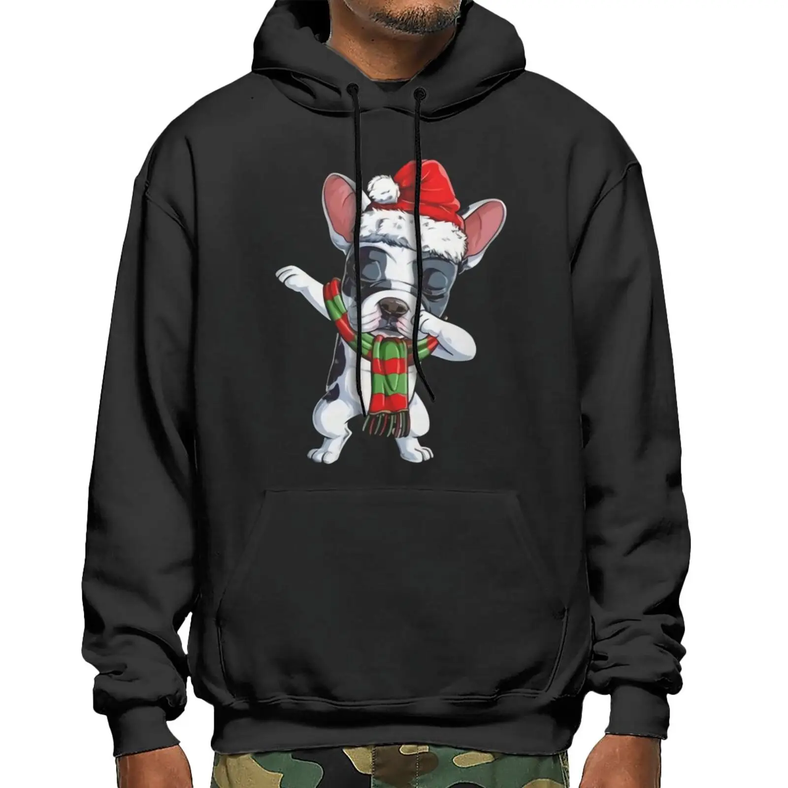 

Dabbing French Bulldog Santa Christmas Hoodie Anime Hoodie Zip Up Hoodie Men Sweetshirts Sweatshirts Hood Sweatshirt With Hood