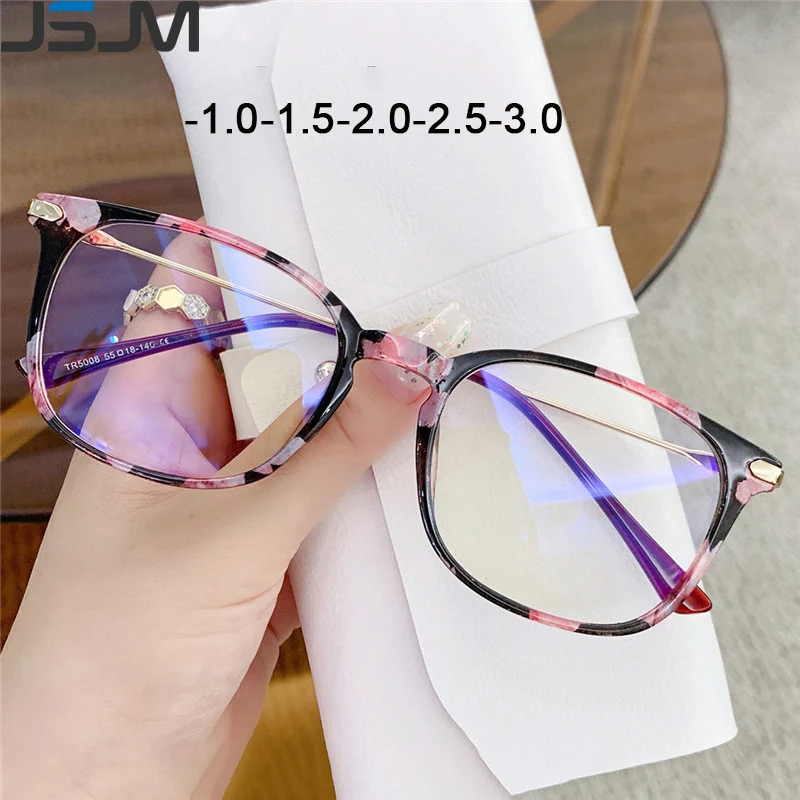 

JSJM новые модные очки для чтения с защитой от сисветильник Рецептурные очки для близорукости очки кошачий глаз стильные очки для чтения женские очки