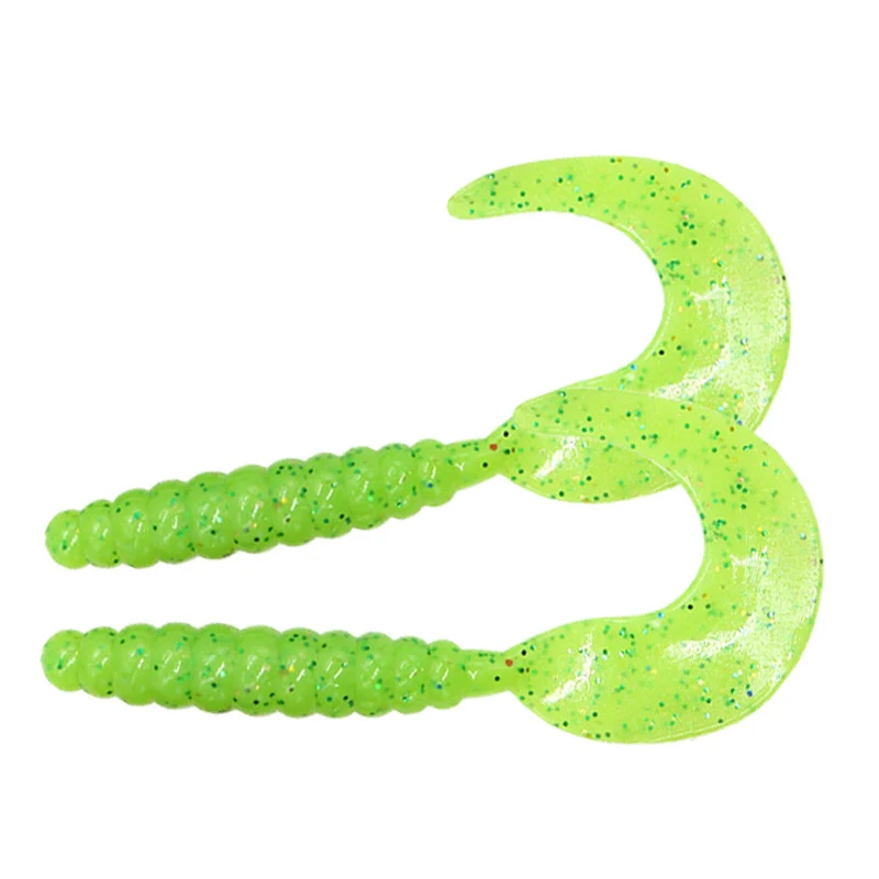 

10 шт./партия, силиконовые рыболовные приманки 35/55/70 мм