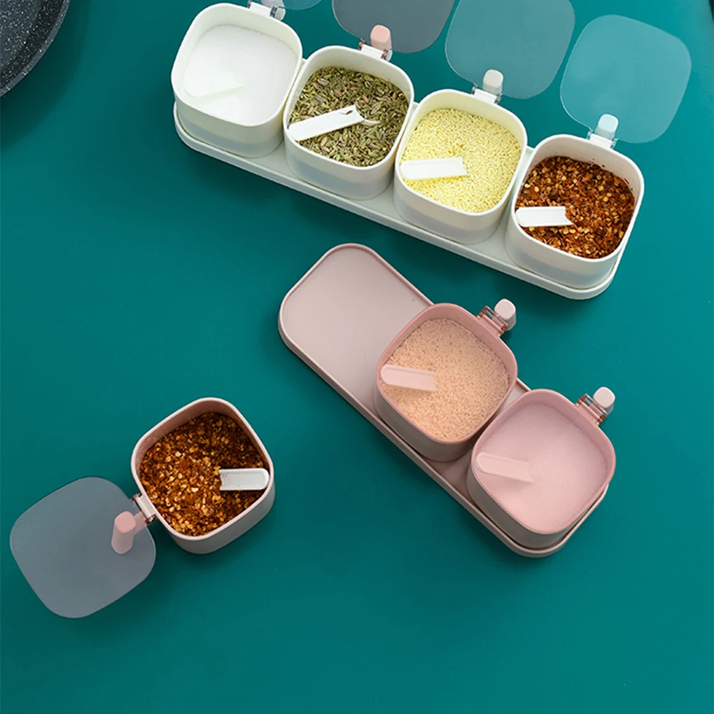 Пластмассовые для приправ набор хранения широкого применения из ПП защиты от