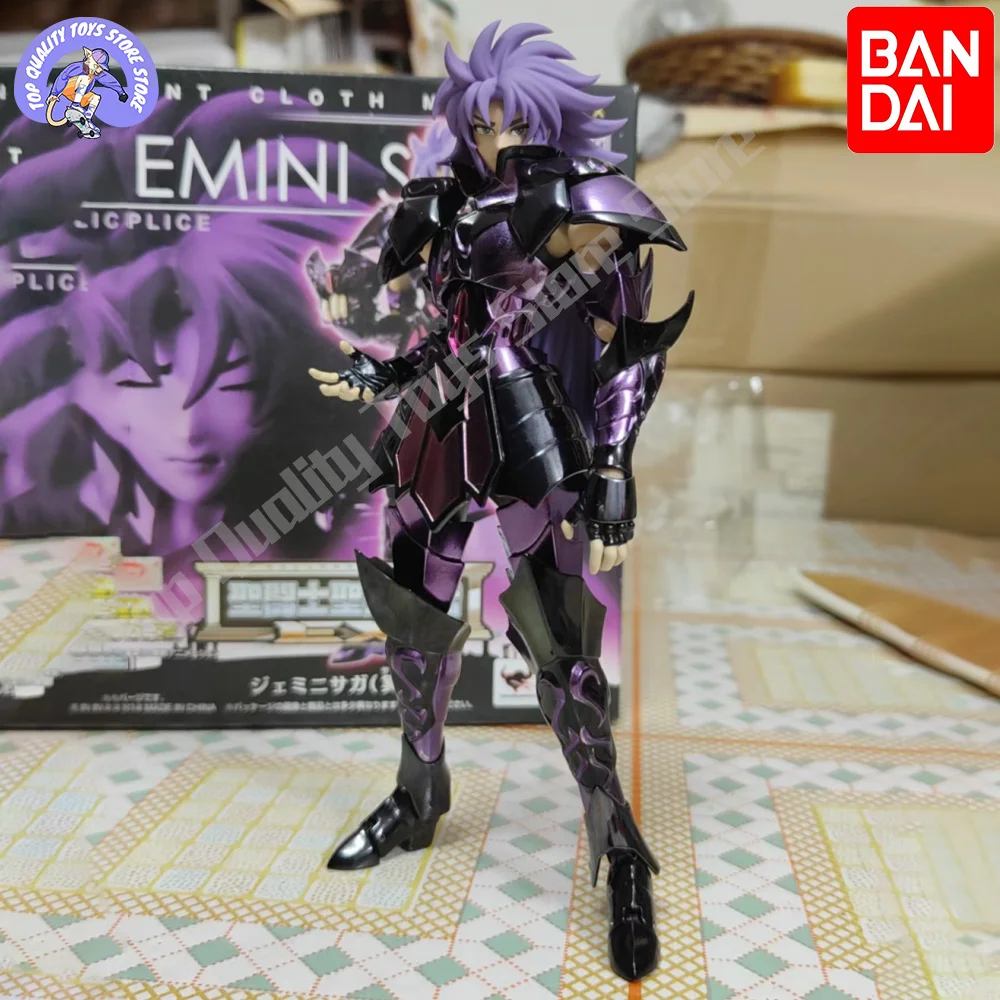 

Bandai 19cm Saint Seiya Myth Cloth Anime Figurine Figure Gemini Saga Model Ornament Pvc Statue Doll Collectible Desk Toys Gift