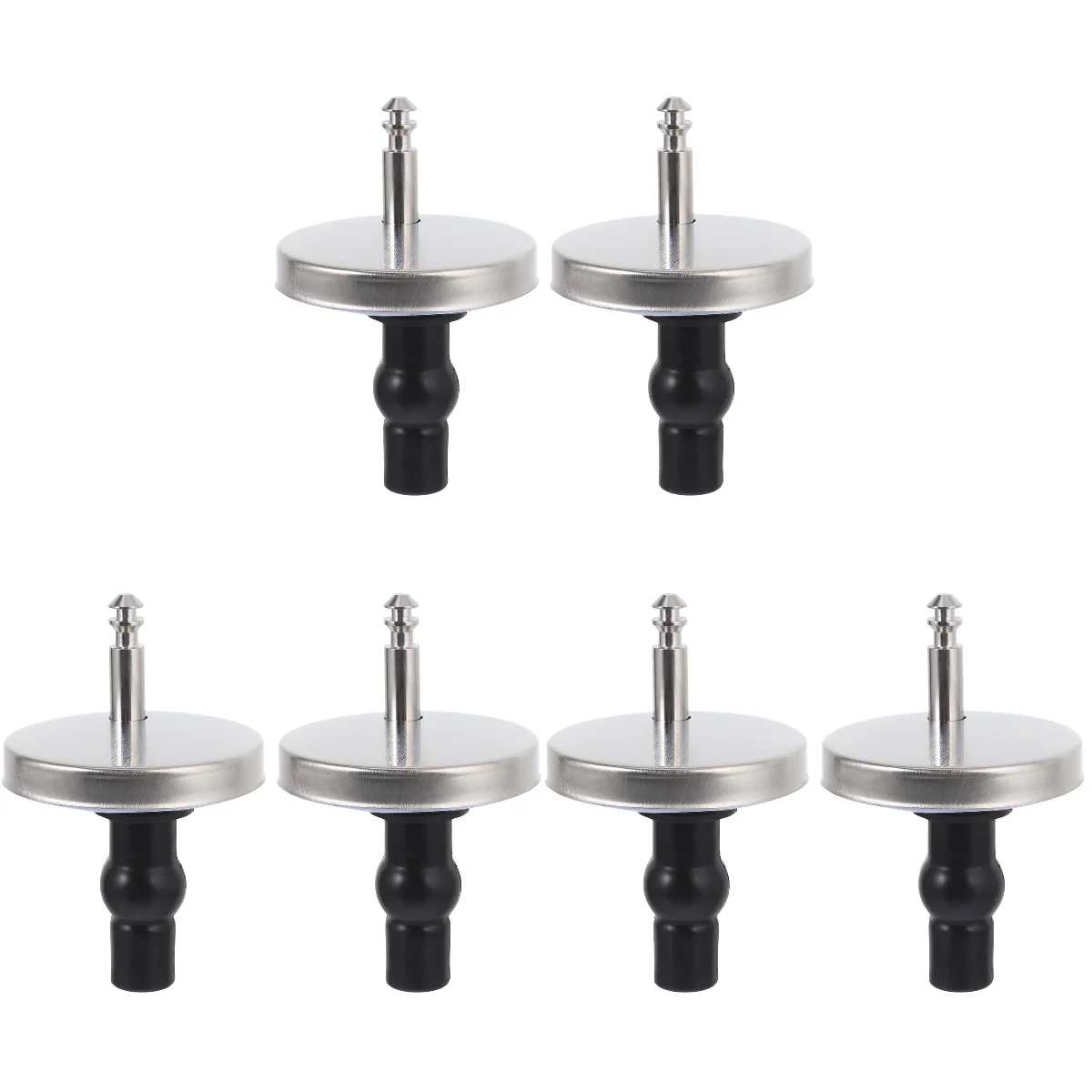 

6 Pcs Toilet Seat Screw Lid Bolts Screws Fixed Stainless Replacement Hinge Steel Fastener