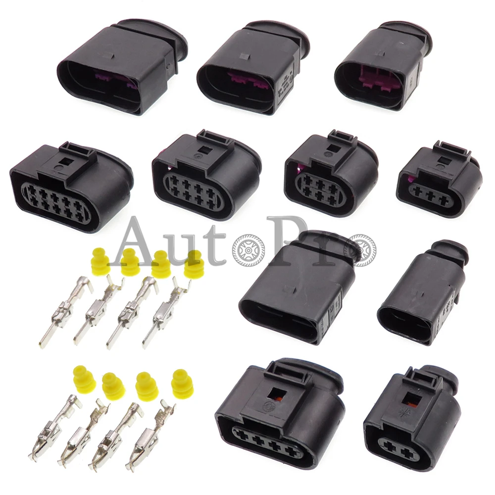 1 комплект 2/3/4/6/8/10 разъем для автомобильной фары 1J0973723 1J0973724 1J0973824 1J0973735 1J0973833 8D0973822 для VW Audi