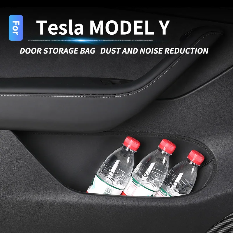 

For Tesla Model Y 2021 2022 door storage pocket storage modified protective pad protection box interior accessories car supplies