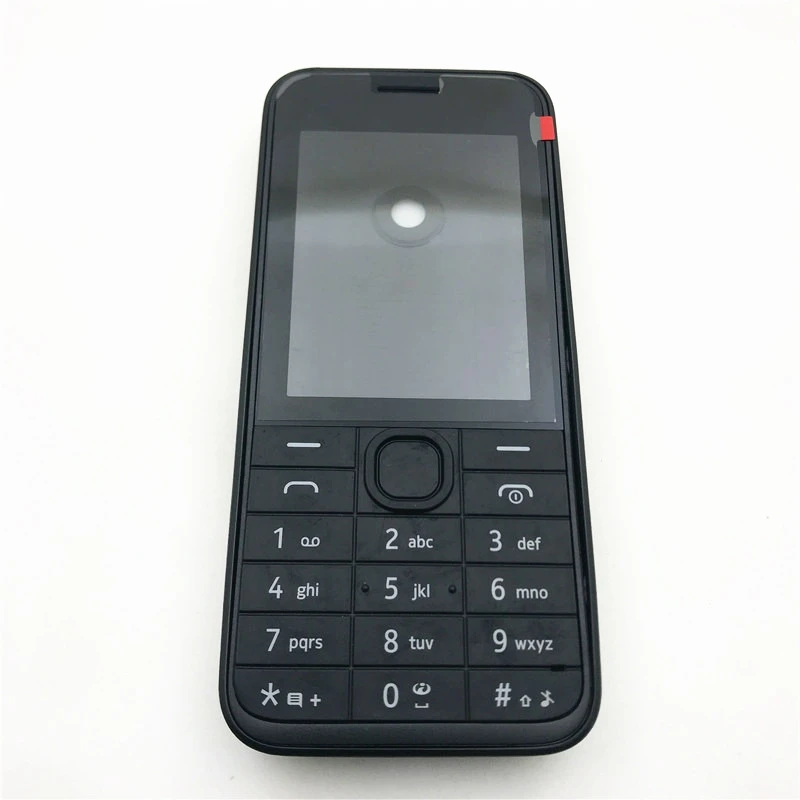 Cheap Coque complète pour Nokia 208, 10 pièces lot, nouveau boîtier complet avec clavier hébreu et anglais