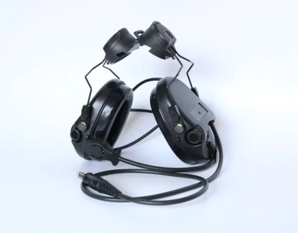 TAC-SKY SORDIN Helmet ARC Track Bracket Silicone Earmuff Version Noise-Cancelling Pickup Headset Tactical Walkie-Talkie Headset