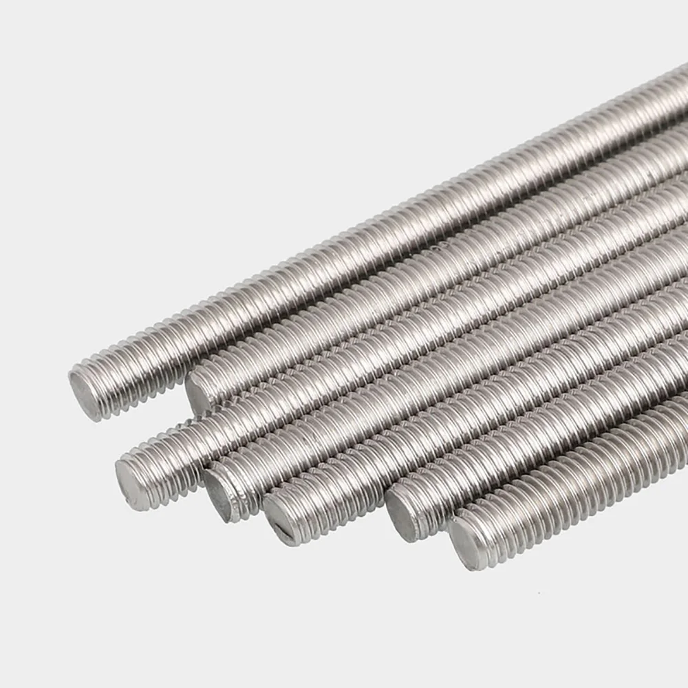 Резьбовые стержни M6 M8 M10 болты с полной резьбой из нержавеющей стали 304 Allthread длина