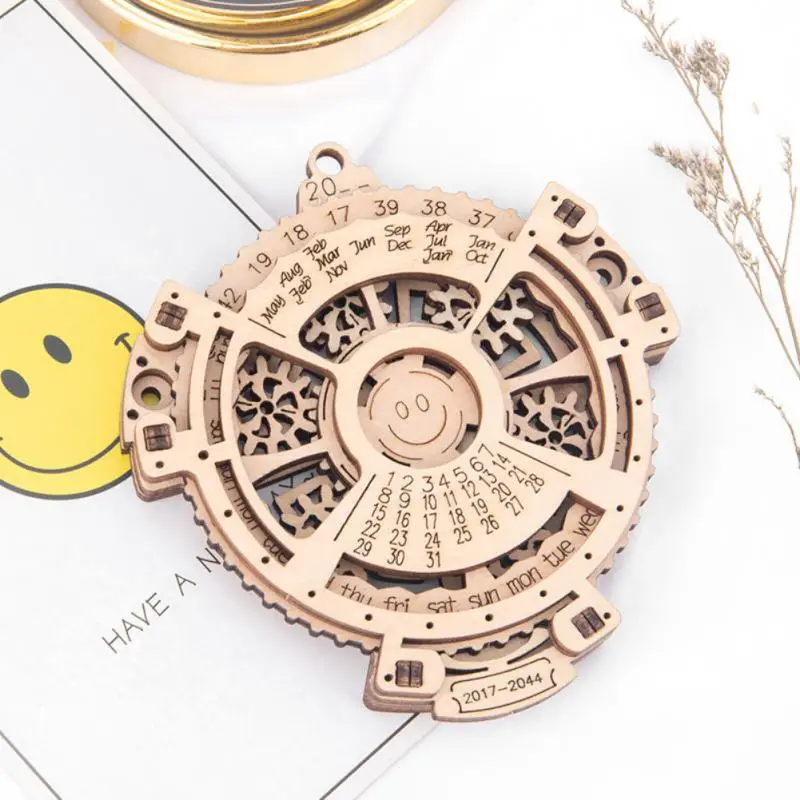 

Интересный вечный календарь для подростков и взрослых, самодельный МЕХАНИЧЕСКИЙ КАЛЕНДАРЬ, подарок на день рождения, настенный 3d Деревянны...