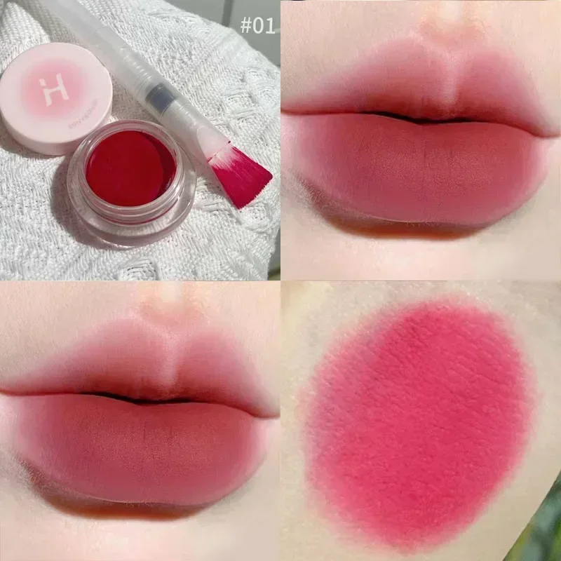 7 цветов копченая Сливовая Красная губная грязь нюдовый коричневый матовый мусс