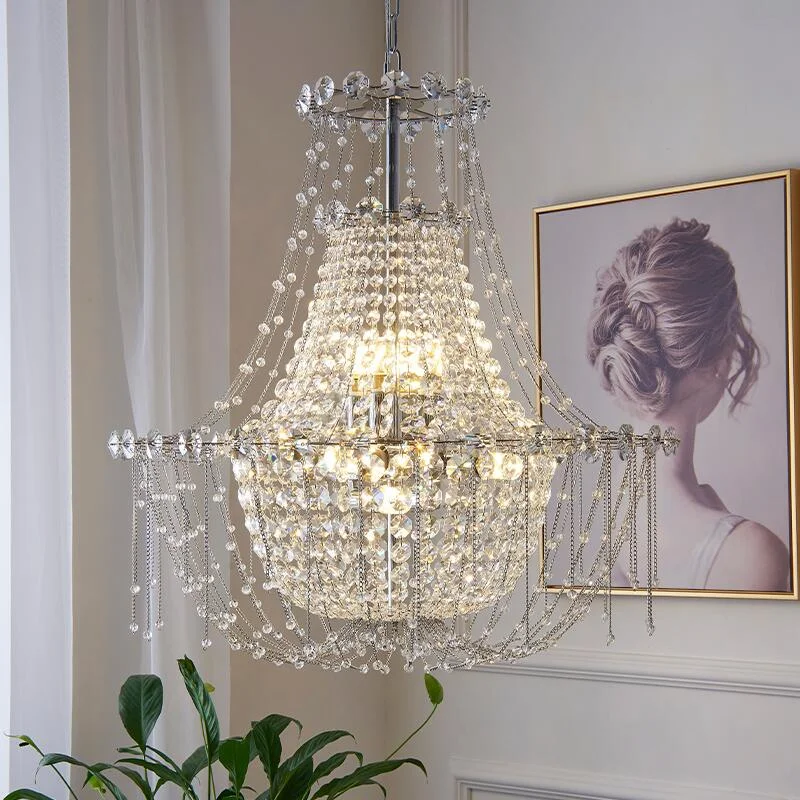 

Chandeliers Led Pedant Lamp Lighting Luxury K9 crystal living room villa lobby restaurant art designer simple island Luster