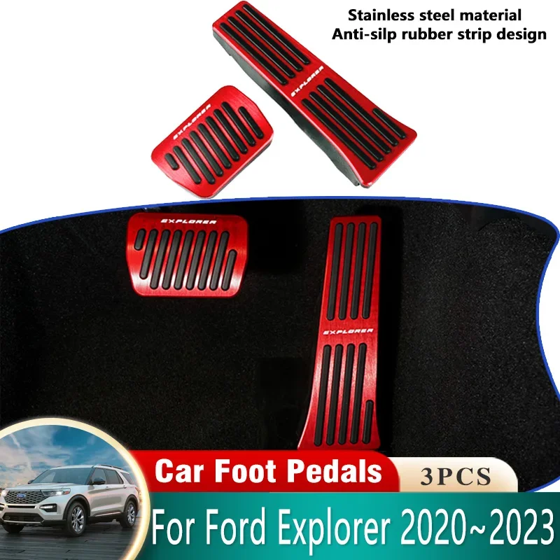 Нескользящие Автомобильные Педали Ford Explorer U625 Из Нержавеющей Стали 2020-2023