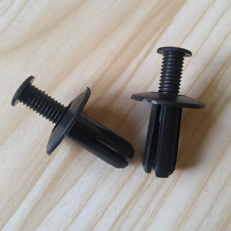 

50 шт., универсальный фиксатор с отверстием 7 мм, нейлоновый автозастежка, расширительный винт на крыше автомобиля, заклепки, 50 шт.