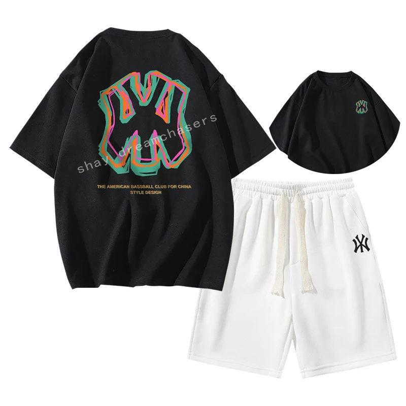 2023 Limited Edition Men's Luxury Short Suit Oversized Shirt Shorts Suit Fashion Trend Streetwear High Quality Summer Sportswear