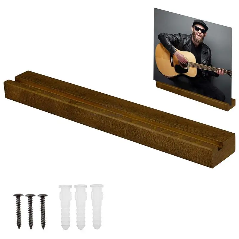 Elegant Display Record Shelf Holder Retro Hanging Storage LP Holder Gift for Music Lovers Players Storage Holder Accessories