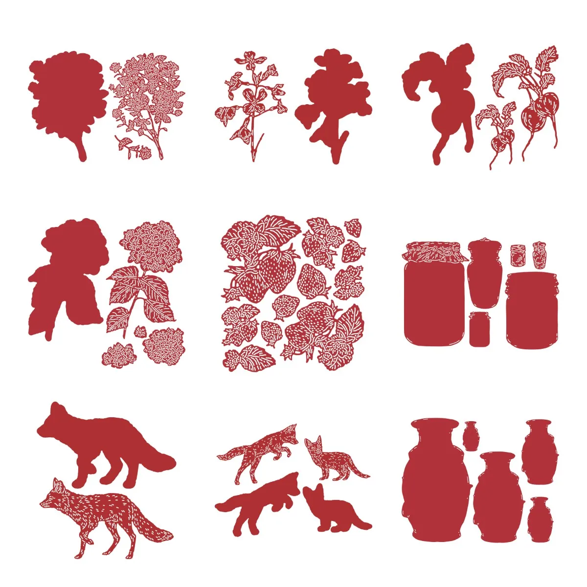 

Dog Flower Jar Cutting Dies For Diy Scrapbooking Crafts Maker Photo Album Template Handmade Decoration 2022 New Hot