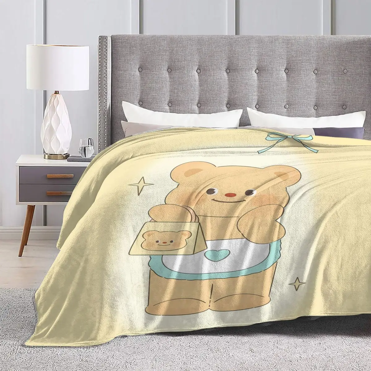 Одеяло для сумки ButterBear качественное супермягкое одеяло весеннее путешествий в