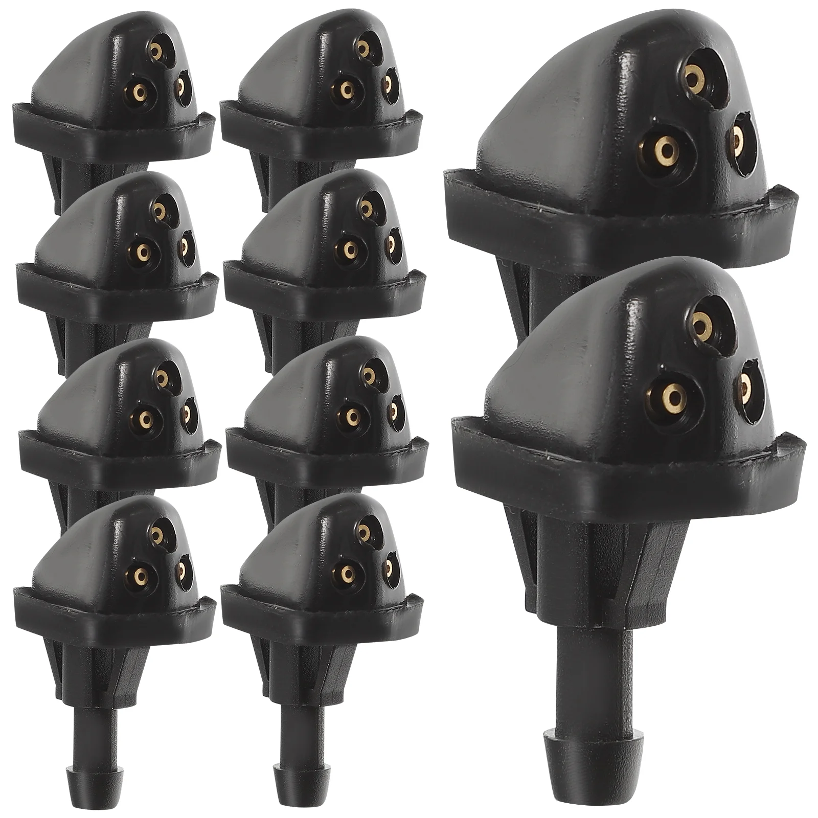 

10 pcs 3-hole Windshield Washer Fittings Front Windshield Washer Nozzles
