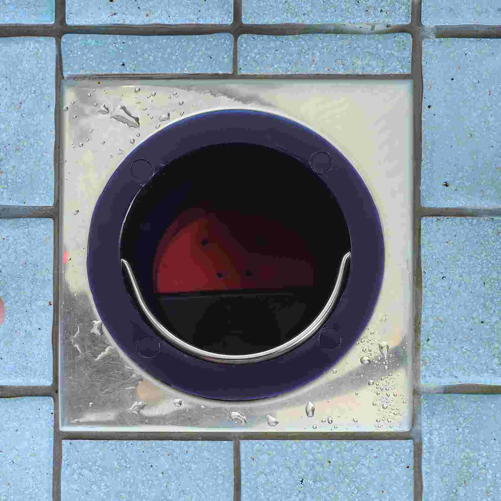

4 PCS Anti- Blocking Floor Drain Cover Toilet Sewer Core Blush Set Basement Cleanout Plug Wash Basin Filter Sink Odor Proof