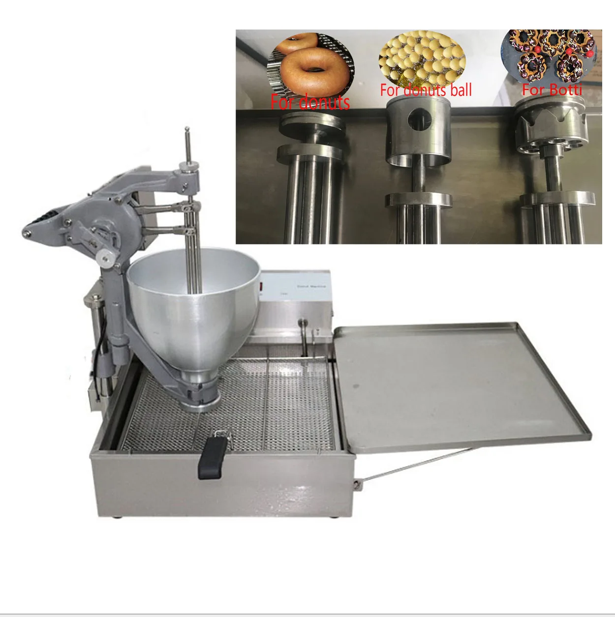 

Donuts Ball maker Machine come with 3 different mould Doughnut Fryer Maker Commercial Donut Making Machine Automatic Donut Maker