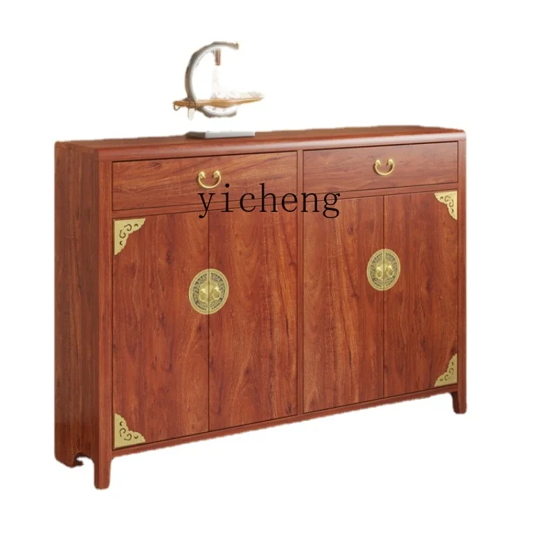 

XL New Chinese Style Hallway Large Capacity Home Shoe Cabinet Hallway Locker Storage Cabinet