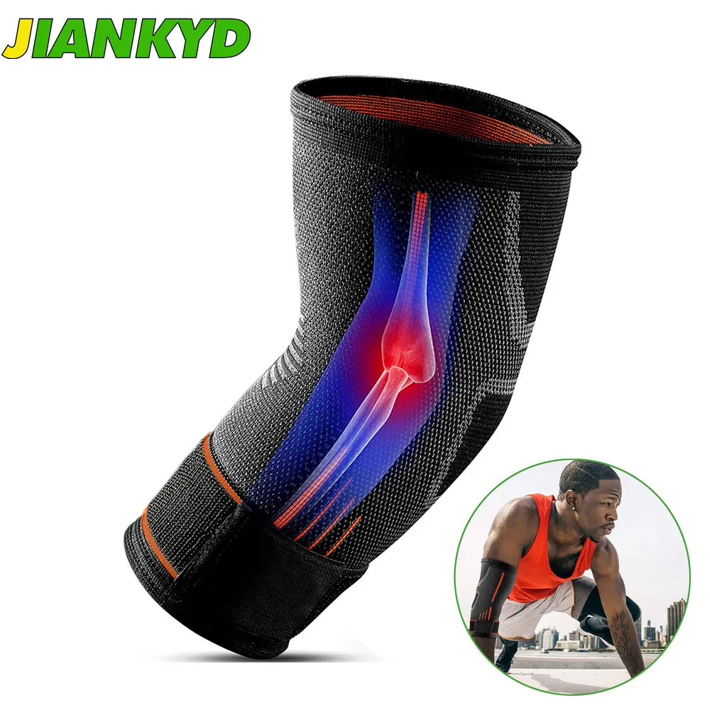 1 шт. компрессионный бандаж на локоть накладка для тендинита тенниса волейбола