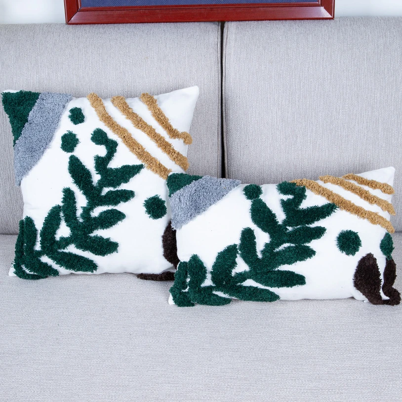 

Thick Tufting Cushion Cover Pattern Design Pillow Cover for Living Room Decor Sofa Pillowcase Boho Tufted Cushion Covers 45x45cm
