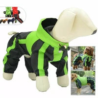 jmt waterproof dog raincoat oxford dog clothes jacket puppy chihuahua jumpsuit costume small medium dogs rain coat hooded jacket
