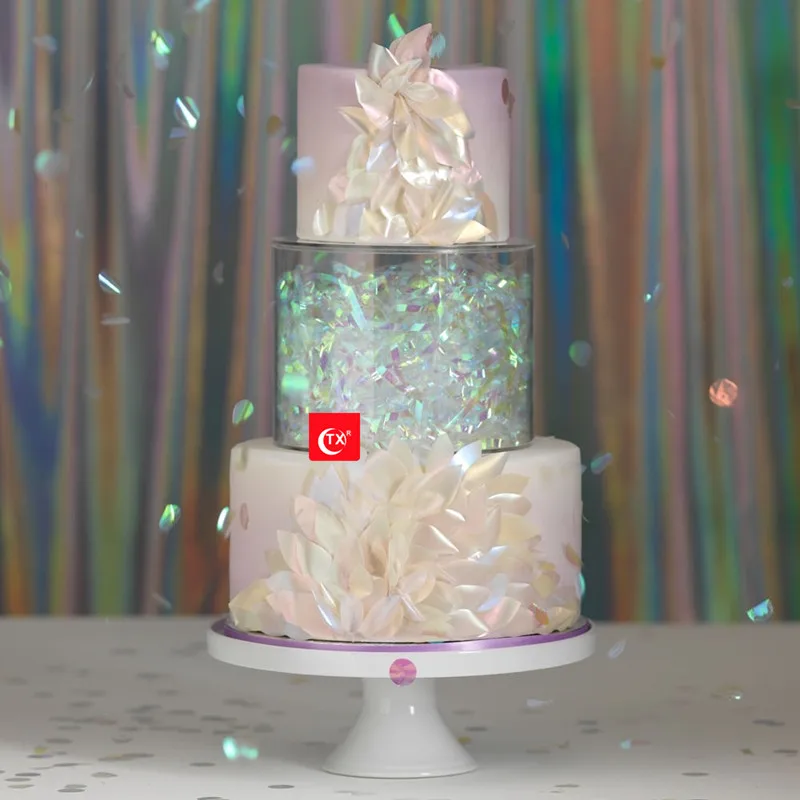 

Transparent Acrylic Cake Stand Wedding Cake Holder Crystal Cup Cake Display Shelf Wedding Birthday Party Decoration