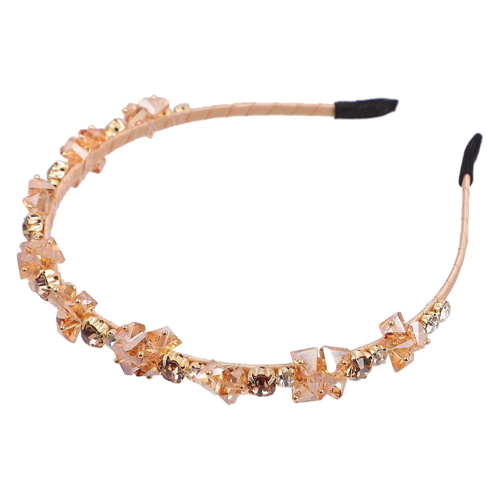 

Headband Gorgeous Rhinestone Headdress Hair Headpiece Delicate Women Hoop Elegant Alloy Supply Bride Crystal