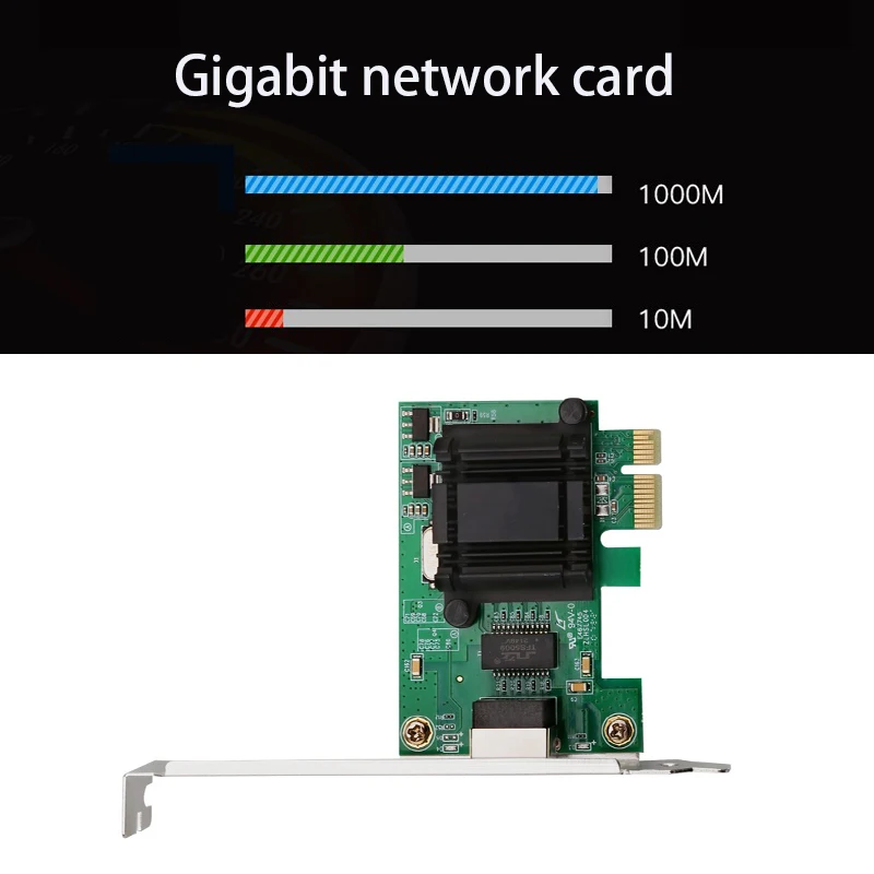 Фото Гигабитная сетевая карта PCIE для настольных игр Карта PCIE Fast Ethernet Intel 82574, игровой адаптер RJ-45, сетевой адаптер №2