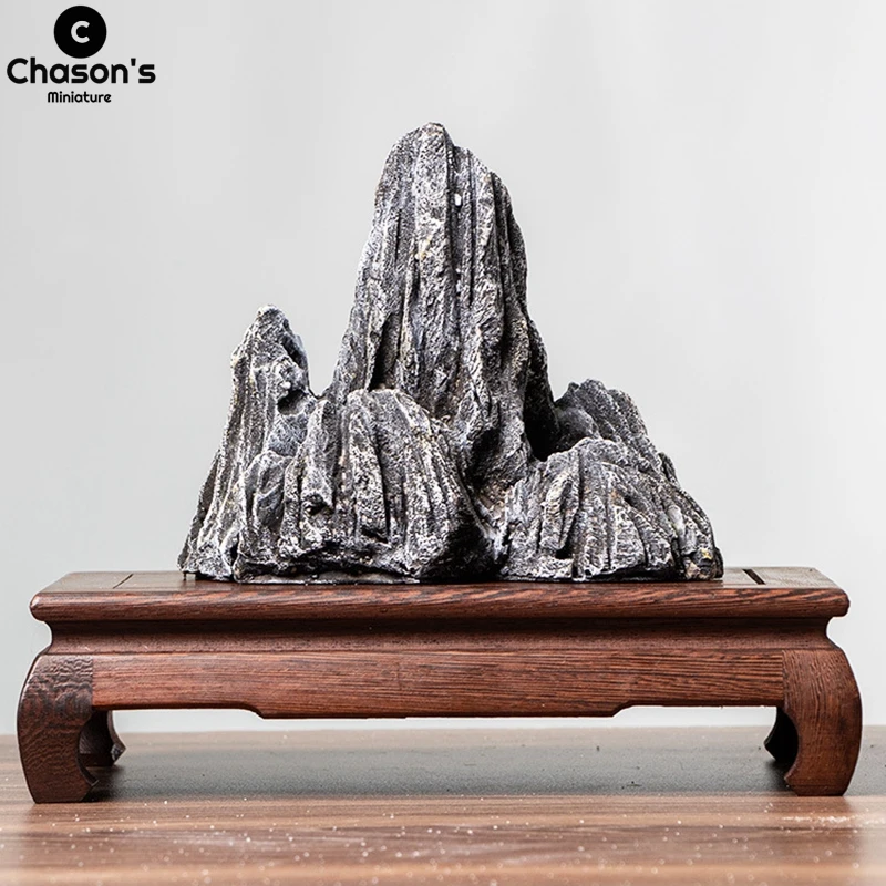 

Artificial Aquarium Stone Bonsai Ornaments Decoration Accessories Miniature Mountain Fairy Garden Rockery Lanscaping Home Decor