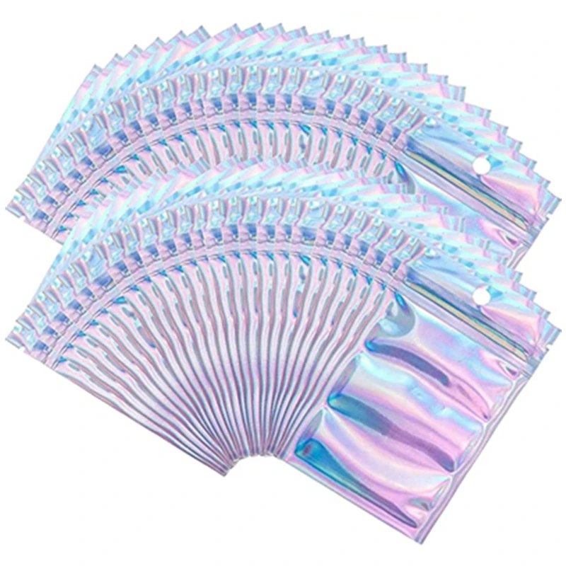 

Голографические пакеты для косметики