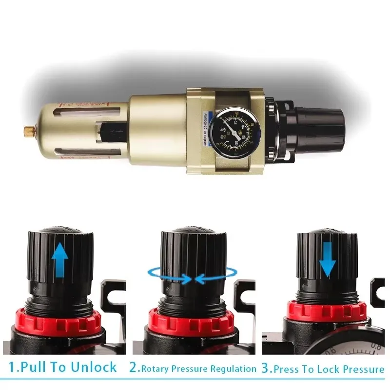 AW2000 AW3000 AW4000 AW5000 Пневматический фильтр-регулятор воздуха пневматический клапан