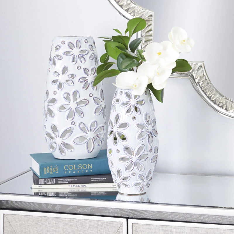 

11 Floreros decorativos moderno Boho vases Small glass vase Living room decorations for home luxury Room decorations for men Jar