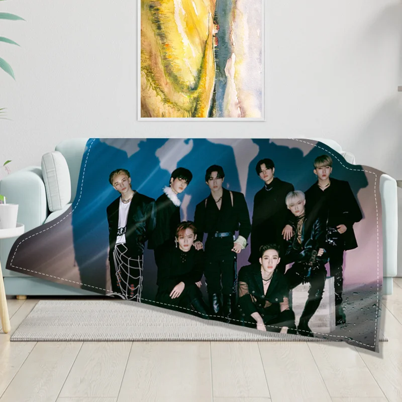 

Stray kids Blanket SKZ Oddinary Album Coral Fleece Fabric Blanket 150cm x 100cm Nice gift for SKZ fans