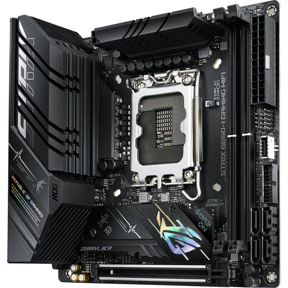 Материнская плата ASUS ROG STRIX B660-I GAMING WIFI LGA 1700 Intel B660 mini-ITX Ret |