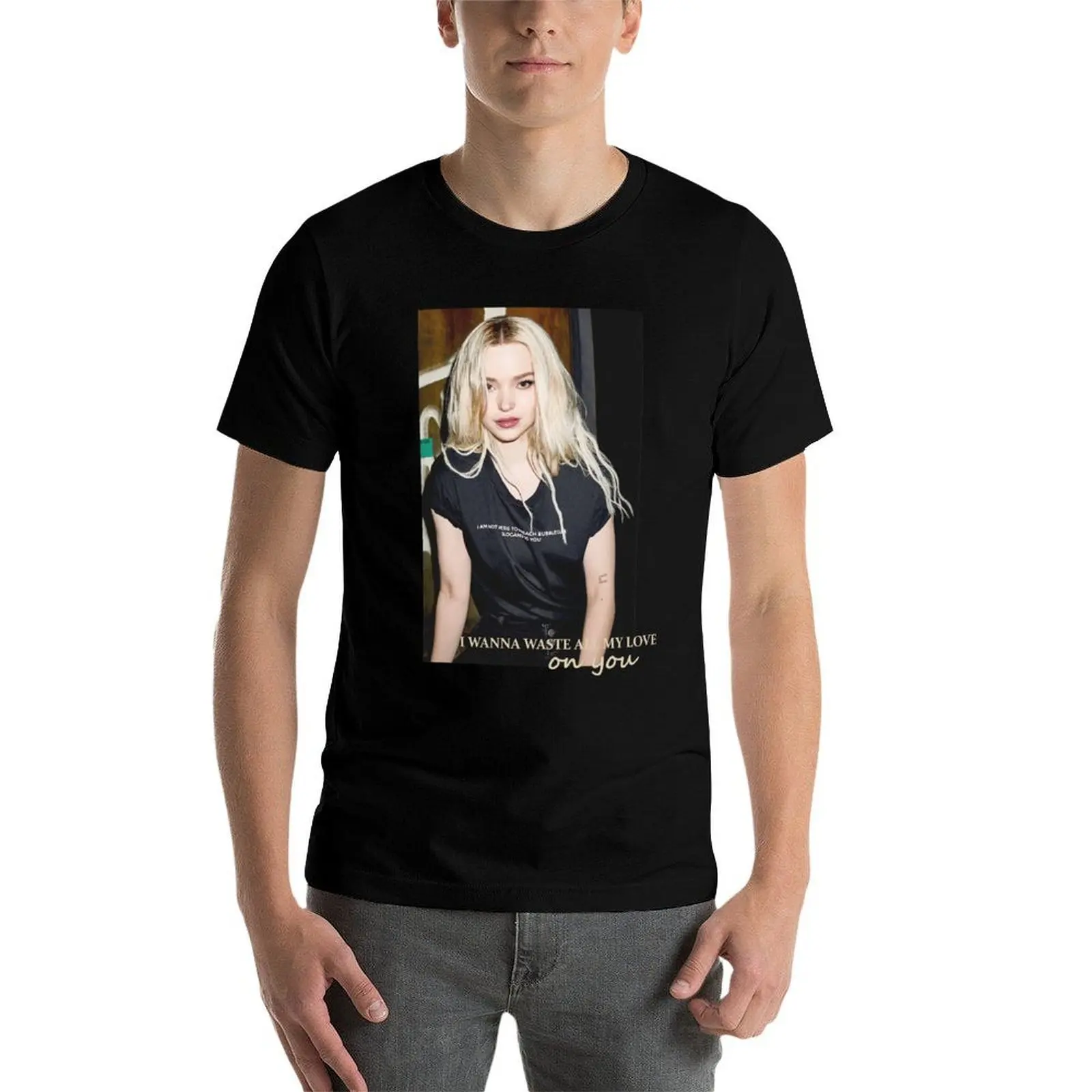 Фото Футболка Dove Cameron - Waste T-Shirt, функциональная повседневная футболка с коротким рукавом №4