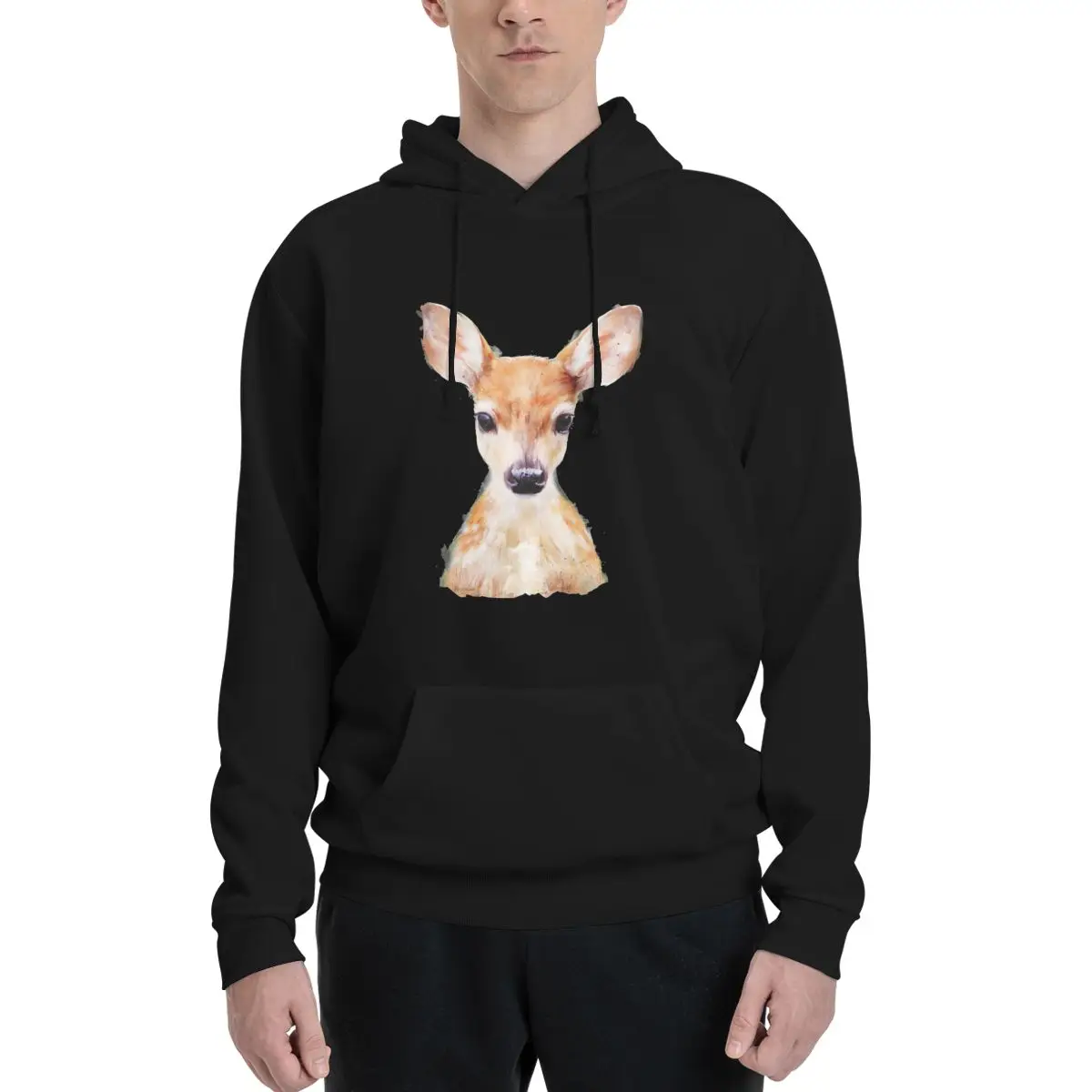 

Худи из полиэстера Little Deer, мужской женский свитер, размер XXS-3XL