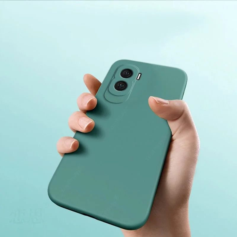 For Honor 90 Lite 5G Case For Honor 90 Lite Cover Funda Shell Coque Soft Original Liquid Silicone Phone Bumper for Honor 90 Lite