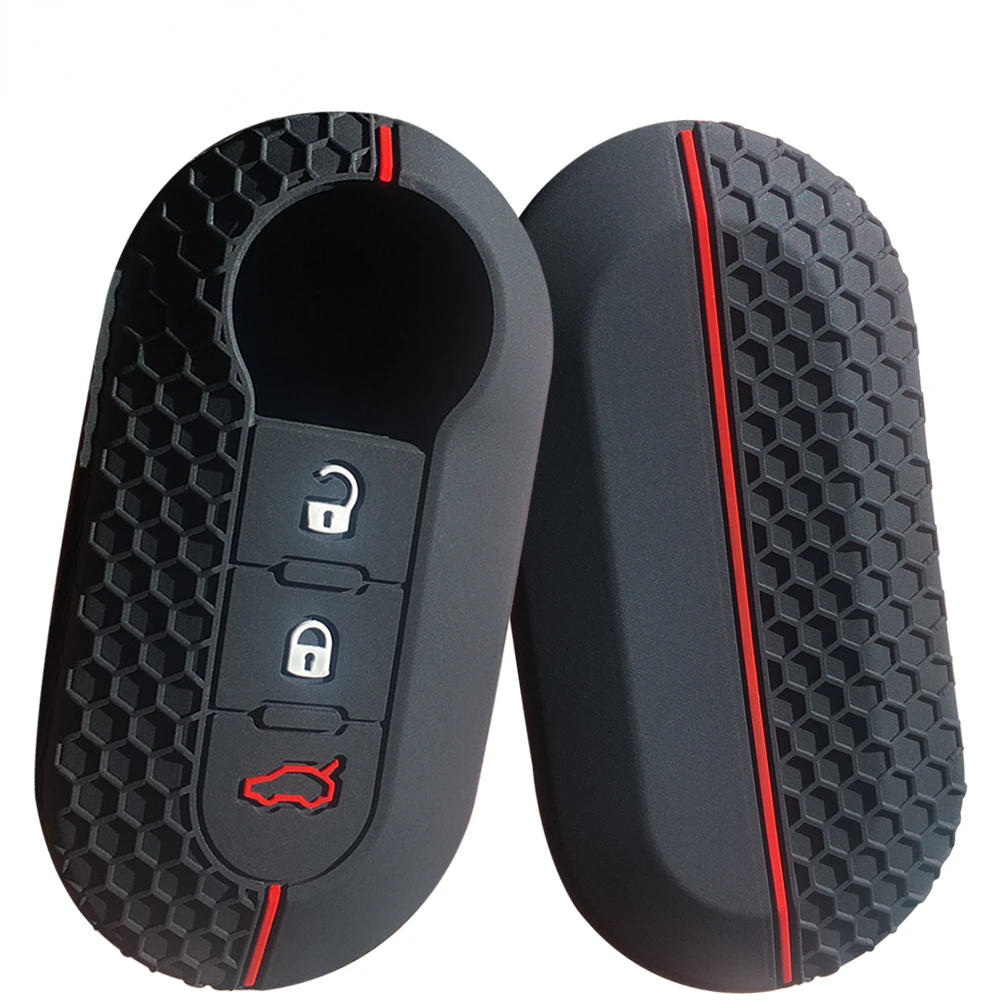 

Accesorios Para Auto Key Case Remote Fob Car Key Cover For Peugeot Boxer For Citroen Jumper For Fiat 500 Panda Ducato 500L Punto