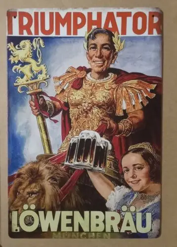 Lowenbrau-металлический настенный знак
